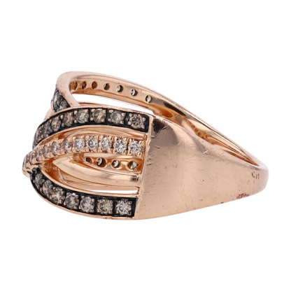 5/8 ctw 14K Rose Gold Diamond Fashion Ring