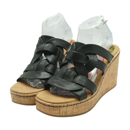 Black Wedge Heels