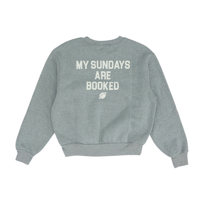 Gray Solid Sweatshirt Pullover