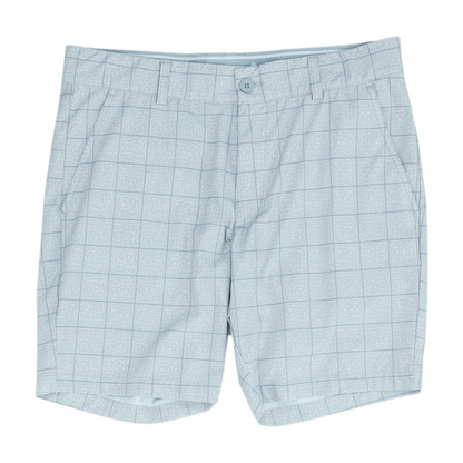 Gray Check Active Shorts