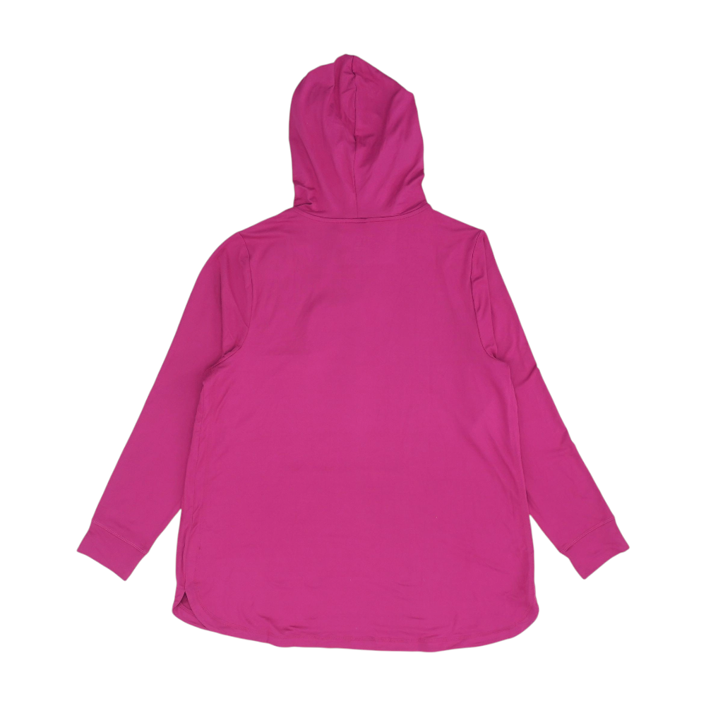 Pink Solid Hoodie Pullover