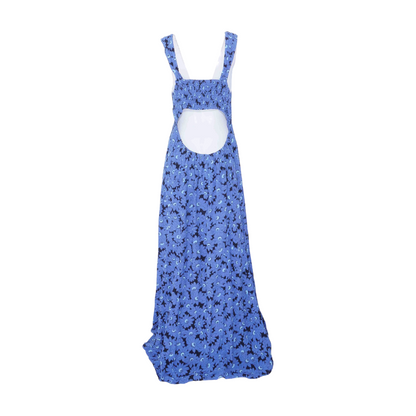 Blue Floral Maxi Dress
