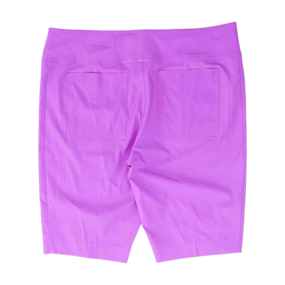Pink Solid Chino / Khaki Shorts