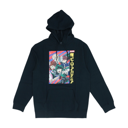 Black Solid Hoodie Pullover
