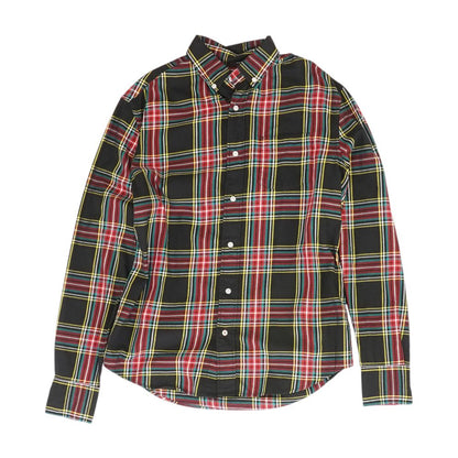 Multi Plaid Long Sleeve Button Down