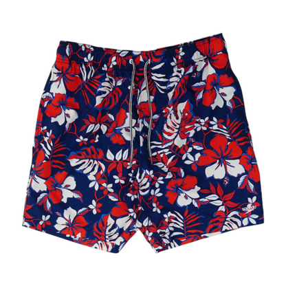 Red Tropical Swim Bottom