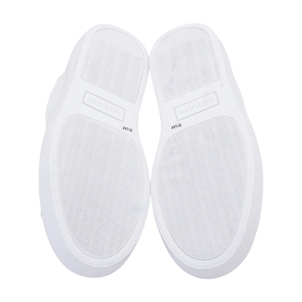 White Lace-Up Casual Shoes