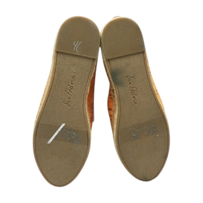 Orange Loafer Flats