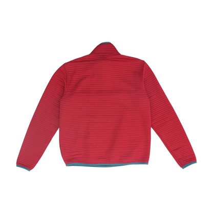 Red Solid 1/4 Zip Pullover