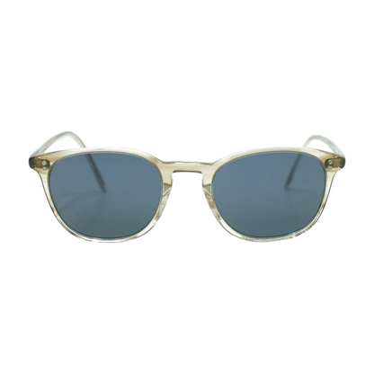 Clear Finley Vintage Round Sunglasses
