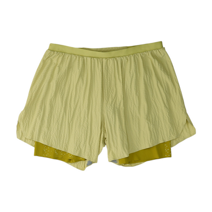 Green Striped Active Shorts