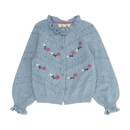 Blue Cardigan Sweater