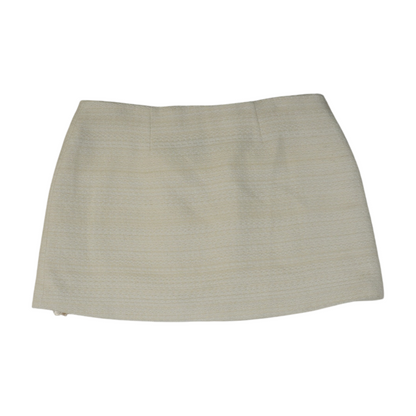 Cream Mini Skirt