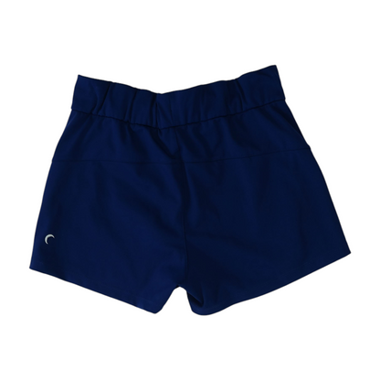 Navy Solid Active Shorts