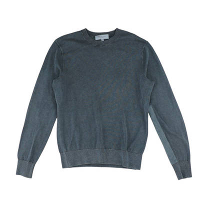 Gray Solid Pullover Sweater