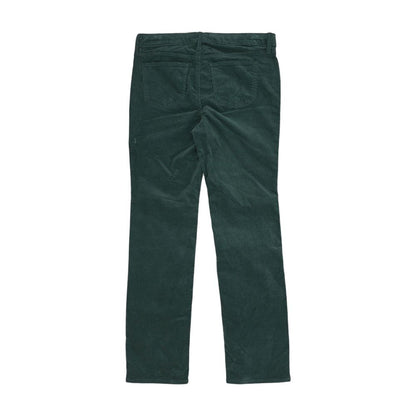 Green High Rise Straight Leg Jeans