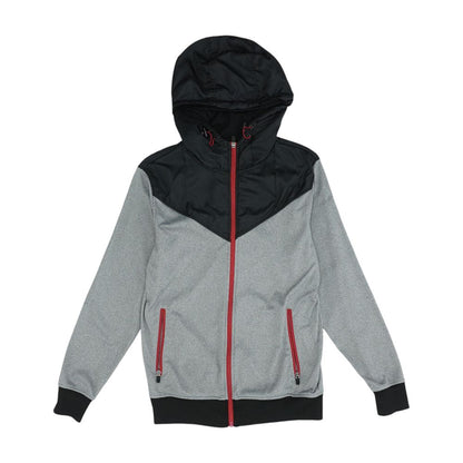 Gray Color Block Active Jacket