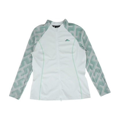White Color Block Active Jacket