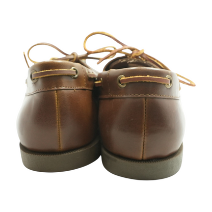Brown Lace-Up Casual Shoes