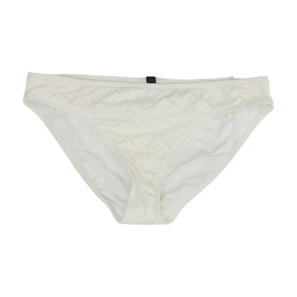 White Print Swim Bottom