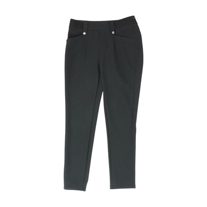 Black Solid Pants