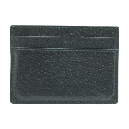 Black Horsebit 1955 Leather Card Wallet