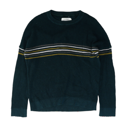 Green Solid Pullover Sweater