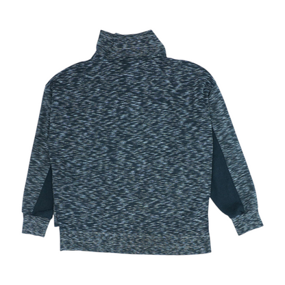 Black Color Block 1/4 Zip Pullover
