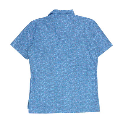 Blue Print Short Sleeve Polo