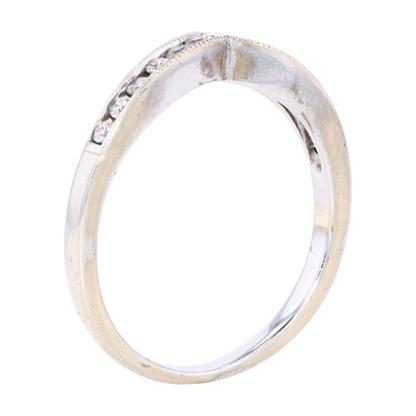 1/6 ctw 14K White Gold Diamond Band Ring