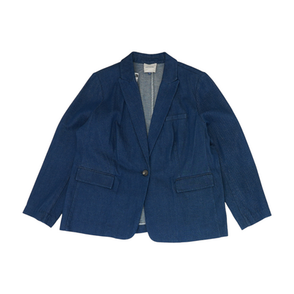 Blue Plus Solid Blazer