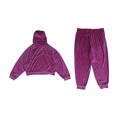 Magenta Solid Pant Set