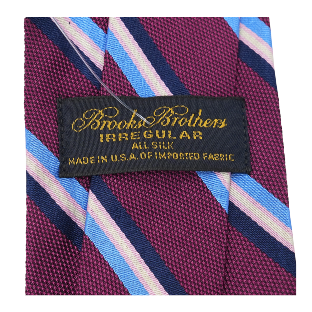 Magenta Striped Neck Tie