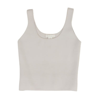 Gray Cropped Blouse