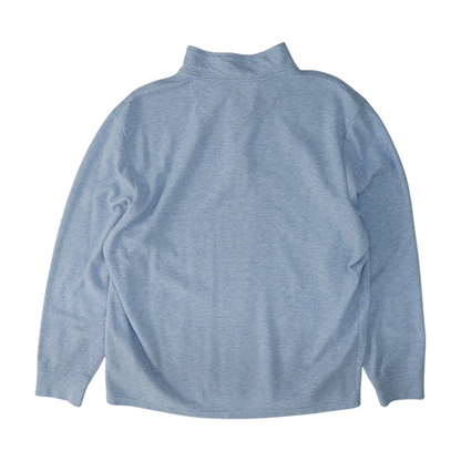 Blue Striped 1/4 Zip Pullover