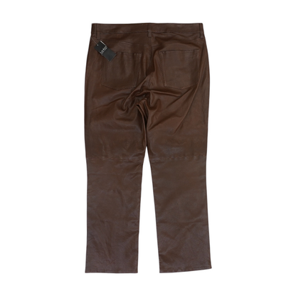 Brown Leather Pants
