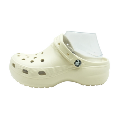 Crocs Cream Slip-On Flats – Image 1
