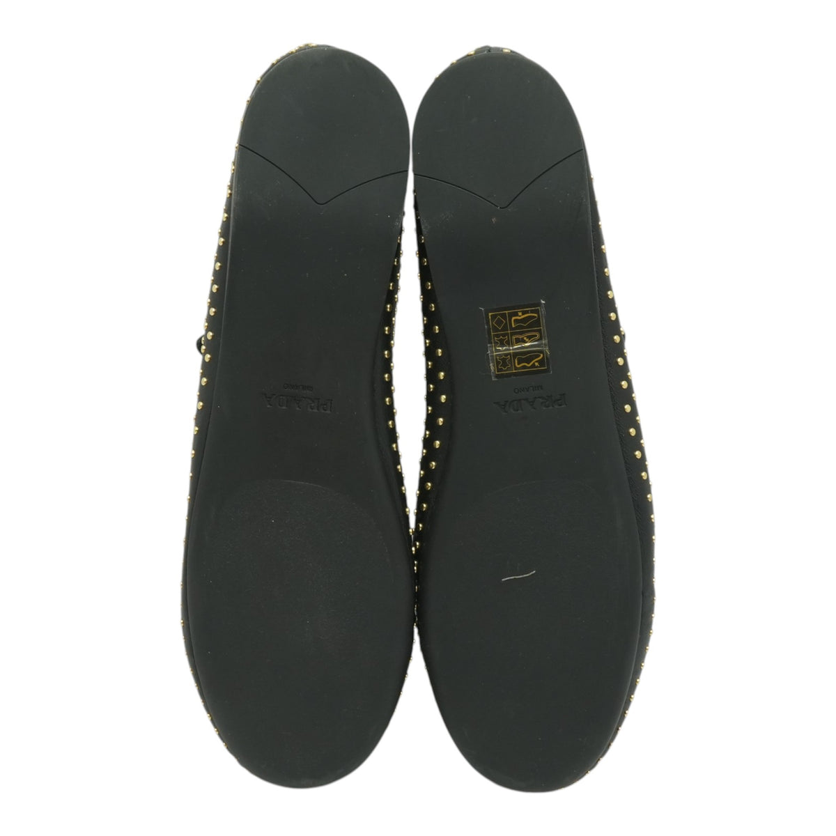 Studded Nappa Leather Ballerinas