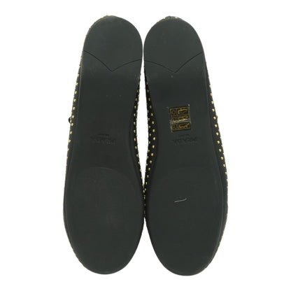 Studded Nappa Leather Ballerinas