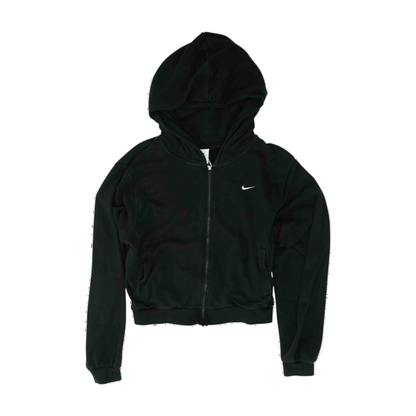 Black Solid Active Jacket