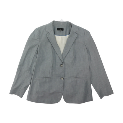 Gray Solid Blazer