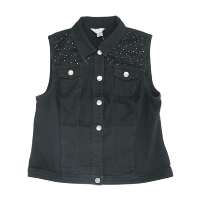 Black Solid Vest