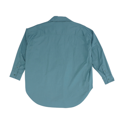 Green Button Down