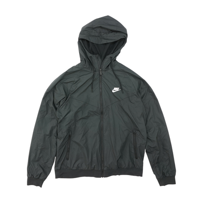 Gray Solid Rain Jacket