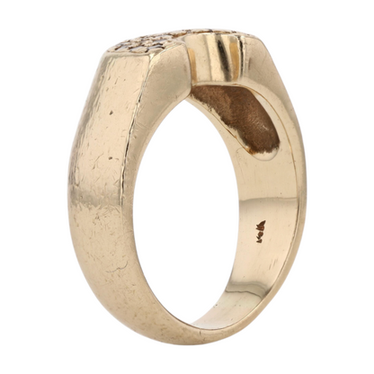 1/10 ctw 14K Yellow Gold Diamond Fashion Ring