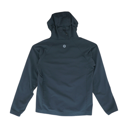 Black Solid Rain Jacket