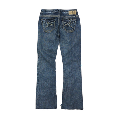 Blue Bootcut Jeans