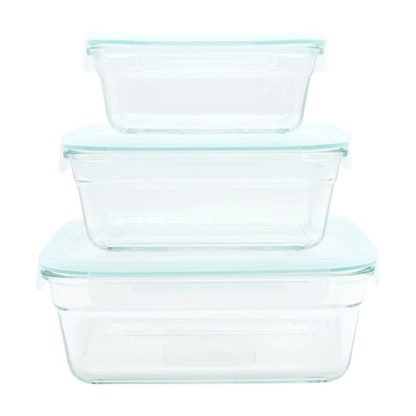 Oven Safe Glass Containers with Sealed Lids