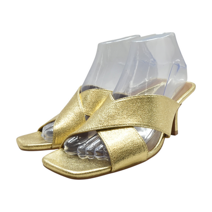 Gold Pump Heels