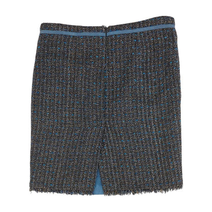 Blue Misc Mini Skirt